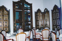 l'intrieur d'un restaurant de Damas